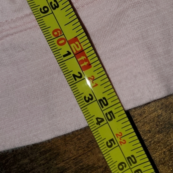 Light Pink T-Shirt Hoodie Zippered XL - Picture 4 of 8